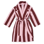 HOMMEY - ROBE | TERRY [SIZE:S/M CLR:ROCKY ROAD STRIPES]