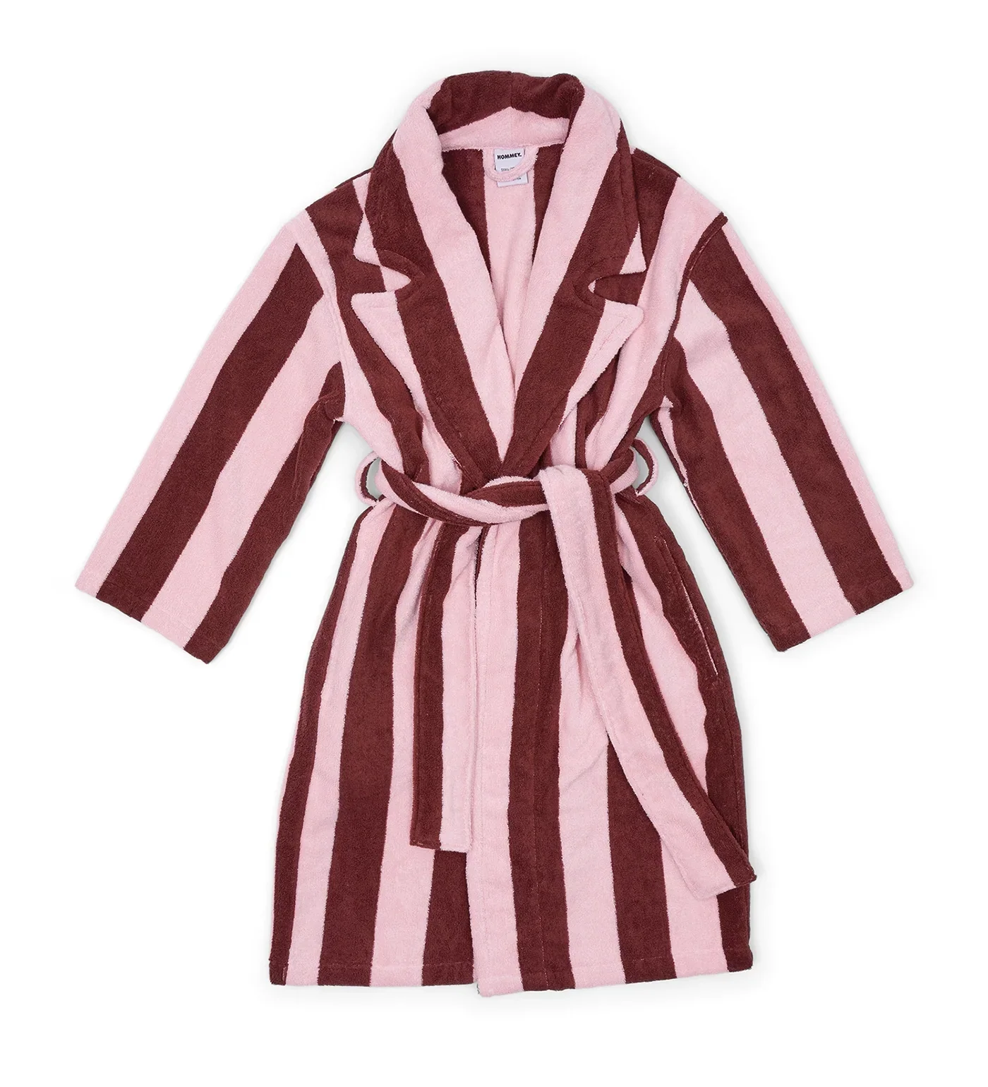 HOMMEY - ROBE | TERRY [SIZE:S/M CLR:ROCKY ROAD STRIPES]