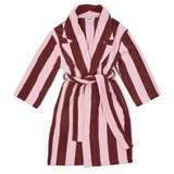 HOMMEY - ROBE | TERRY [SIZE:S/M CLR:ROCKY ROAD STRIPES]
