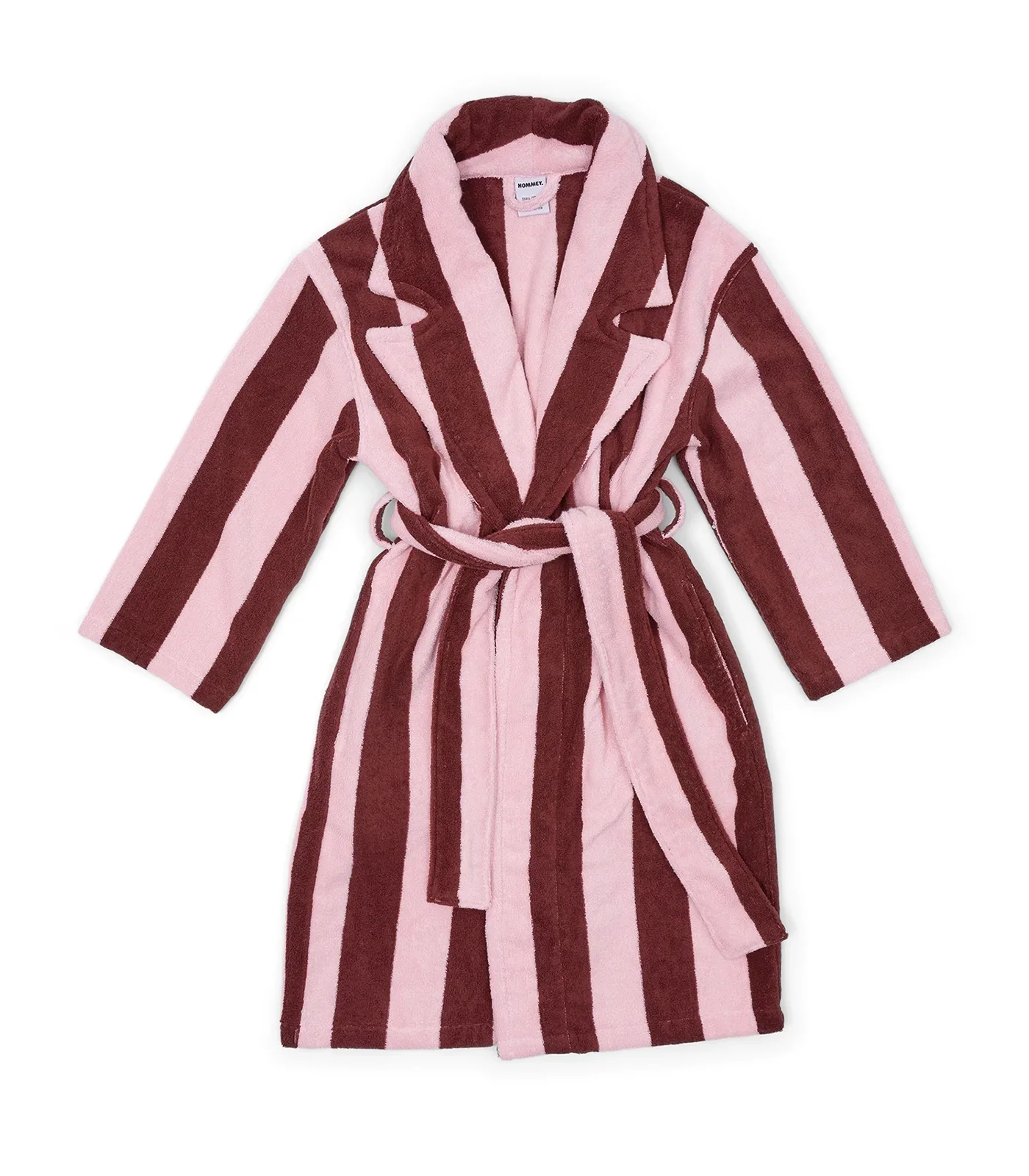 HOMMEY - ROBE | TERRY [SIZE:S/M CLR:ROCKY ROAD STRIPES]