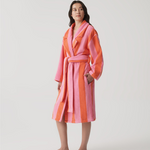 HOMMEY - ROBE | TERRY [SIZE:S/M CLR:SHERBET STRIPES]