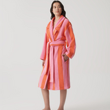 HOMMEY - ROBE | TERRY [SIZE:S/M CLR:SHERBET STRIPES]
