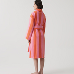HOMMEY - ROBE | TERRY [SIZE:S/M CLR:SHERBET STRIPES]