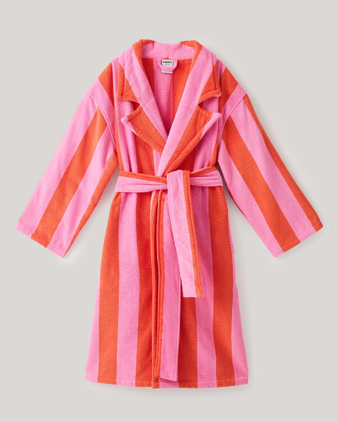 HOMMEY - ROBE | TERRY [SIZE:S/M CLR:SHERBET STRIPES]