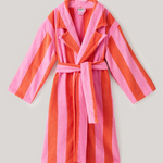 HOMMEY - ROBE | TERRY [SIZE:S/M CLR:SHERBET STRIPES]