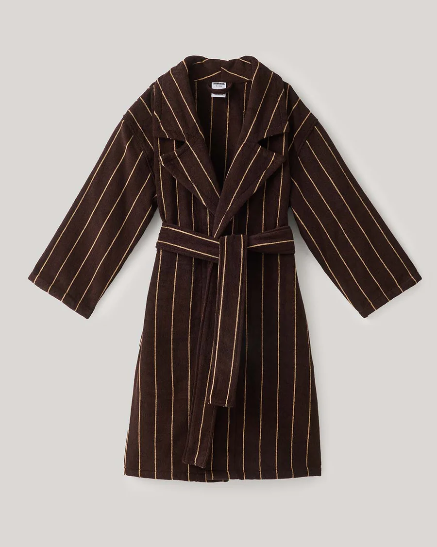 HOMMEY - ROBE | TERRY [SIZE:S/M CLR:ESPRESSO]