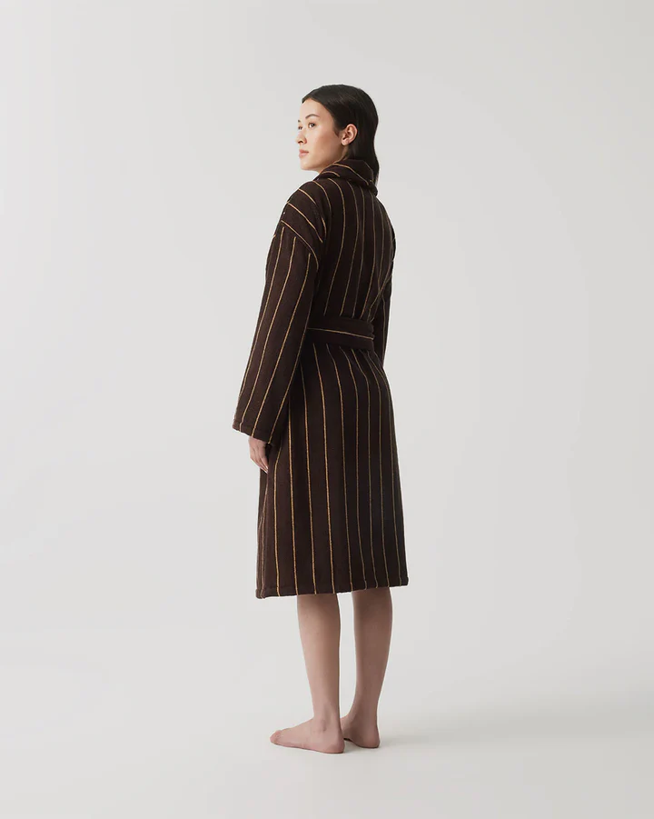 HOMMEY - ROBE | TERRY [SIZE:L/XL CLR:ESPRESSO]