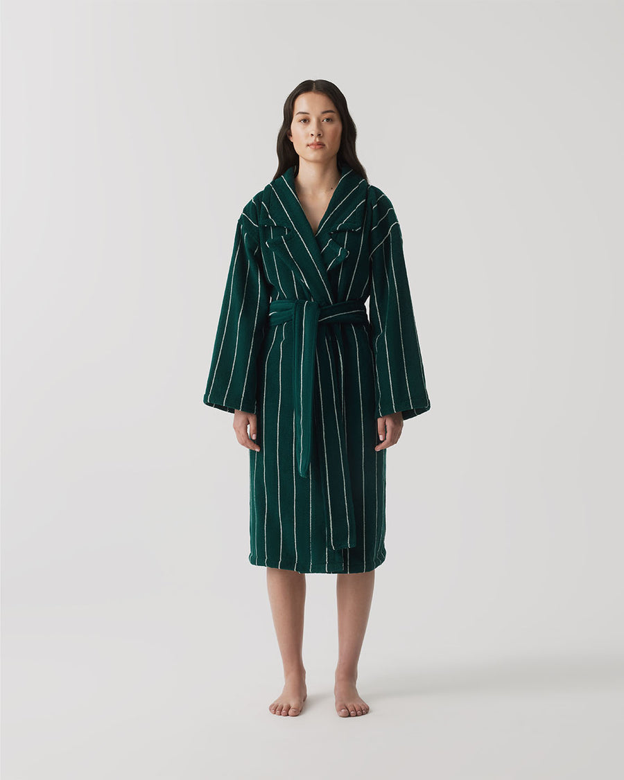 HOMMEY - ROBE | TERRY [SIZE:L/XL CLR:HUNTER]
