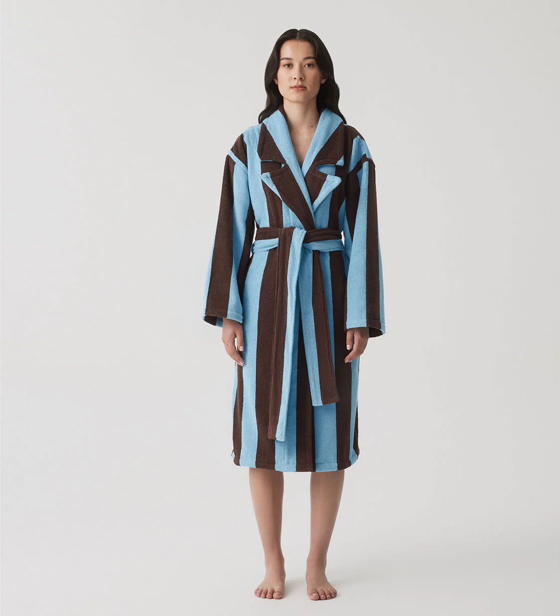 HOMMEY - ROBE | TERRY [SIZE:S/M CLR:ICED CHOCOLATE]