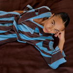 HOMMEY - ROBE | TERRY [SIZE:L/XL CLR:ICED CHOCOLATE]