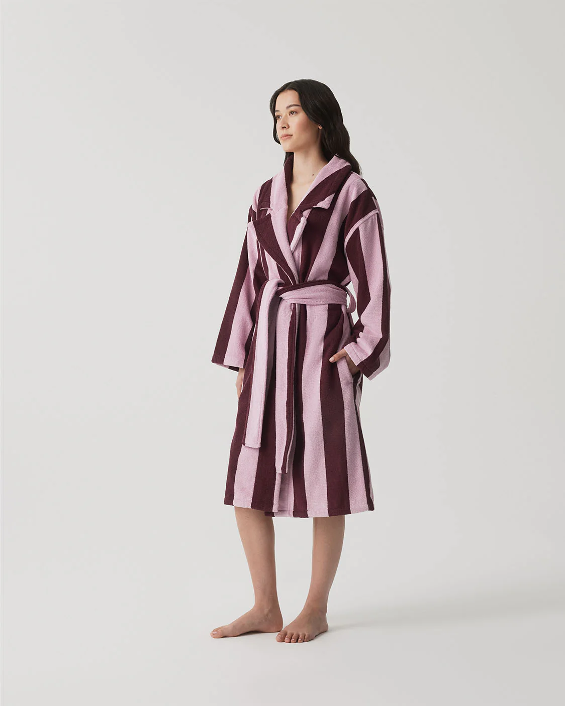 HOMMEY - ROBE | TERRY [SIZE:S/M CLR:BOYSENBERRY]