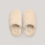 HOMMEY - SHEEPSKIN SLIPPERS [SIZE:SMALL CLR:CREAM]