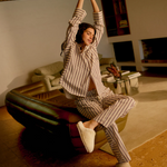 HOMMEY - SHEEPSKIN SLIPPERS [SIZE:SMALL CLR:CREAM]