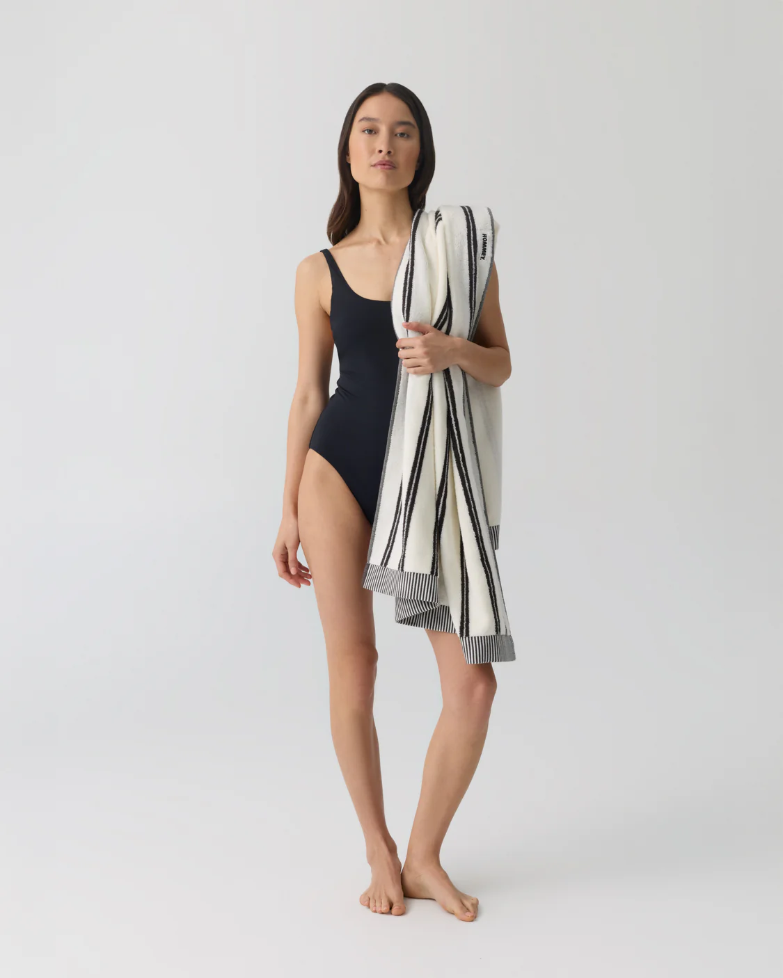 HOMMEY BEACH TOWEL | REVERSIBLE [CLR:MIDNIGHT]