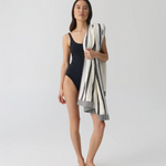 HOMMEY BEACH TOWEL | REVERSIBLE [CLR:MIDNIGHT]