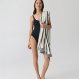 HOMMEY BEACH TOWEL | REVERSIBLE [CLR:MIDNIGHT]