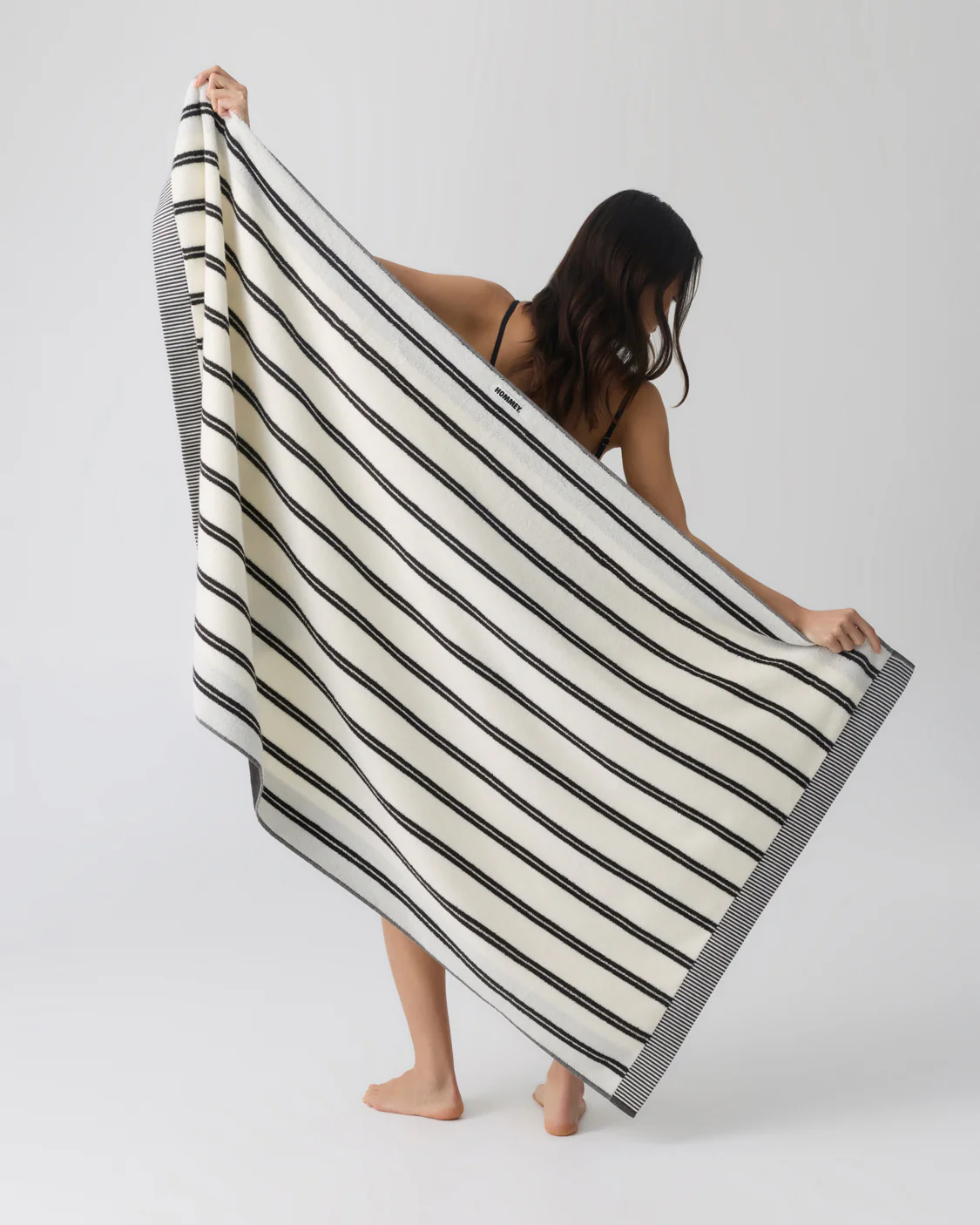 HOMMEY BEACH TOWEL | REVERSIBLE [CLR:MIDNIGHT]