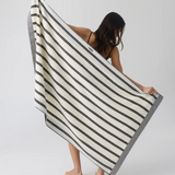 HOMMEY BEACH TOWEL | REVERSIBLE [CLR:MIDNIGHT]