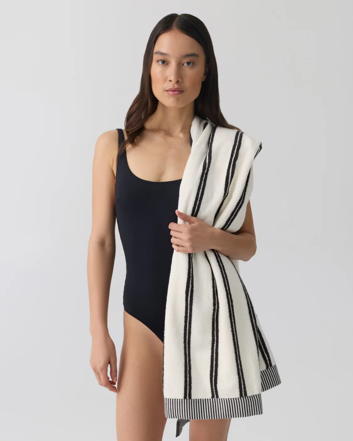 HOMMEY BEACH TOWEL | REVERSIBLE [CLR:MIDNIGHT]