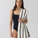 HOMMEY BEACH TOWEL | REVERSIBLE [CLR:MIDNIGHT]