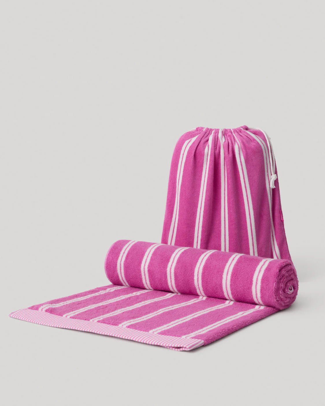 HOMMEY BEACH TOWEL | REVERSIBLE [CLR:HIBISCUS]