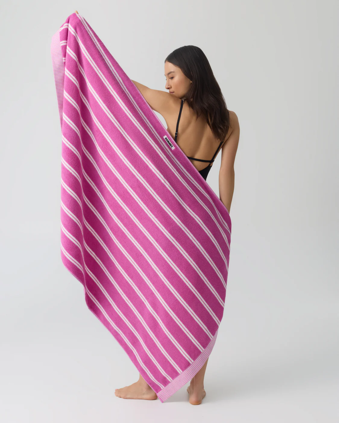HOMMEY BEACH TOWEL | REVERSIBLE [CLR:HIBISCUS]
