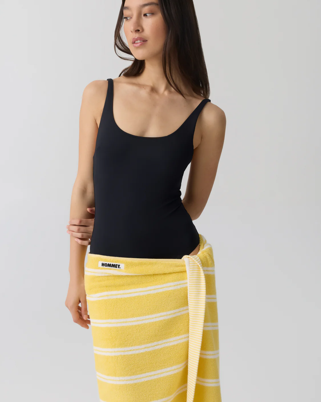 HOMMEY BEACH TOWEL | REVERSIBLE [CLR:LEMON]