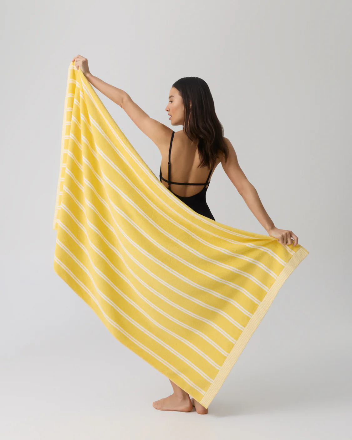 HOMMEY BEACH TOWEL | REVERSIBLE [CLR:LEMON]