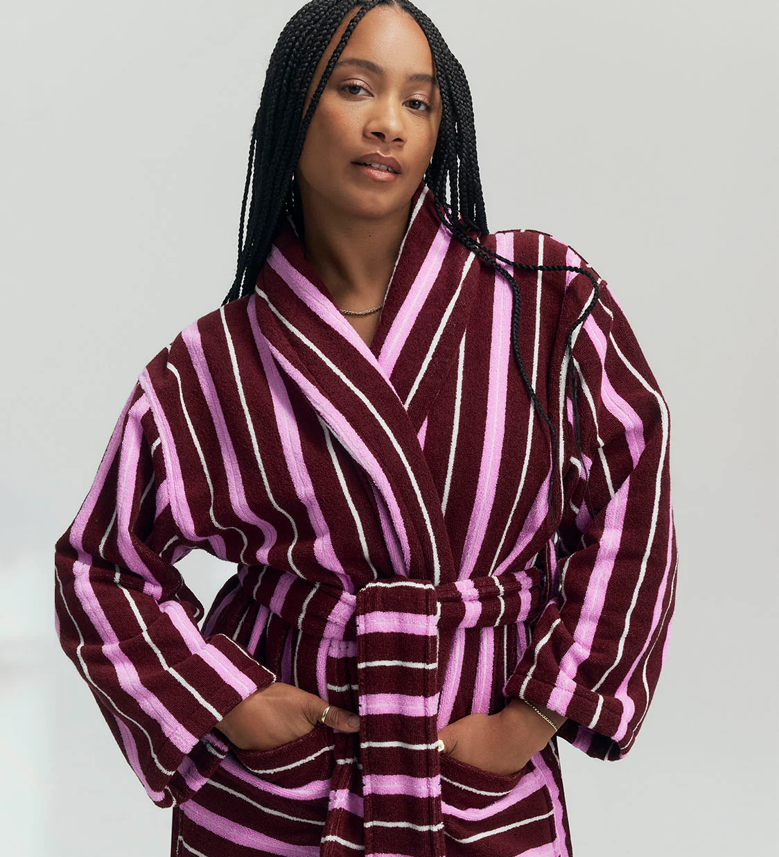 HOMMEY - ROBE | TERRY [SIZE:S/M CLR:RUBY]