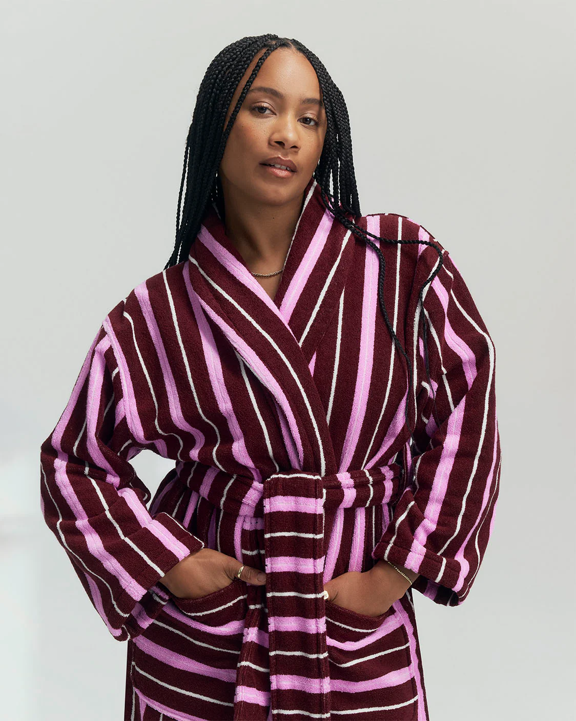 HOMMEY - ROBE | TERRY [SIZE:S/M CLR:RUBY]