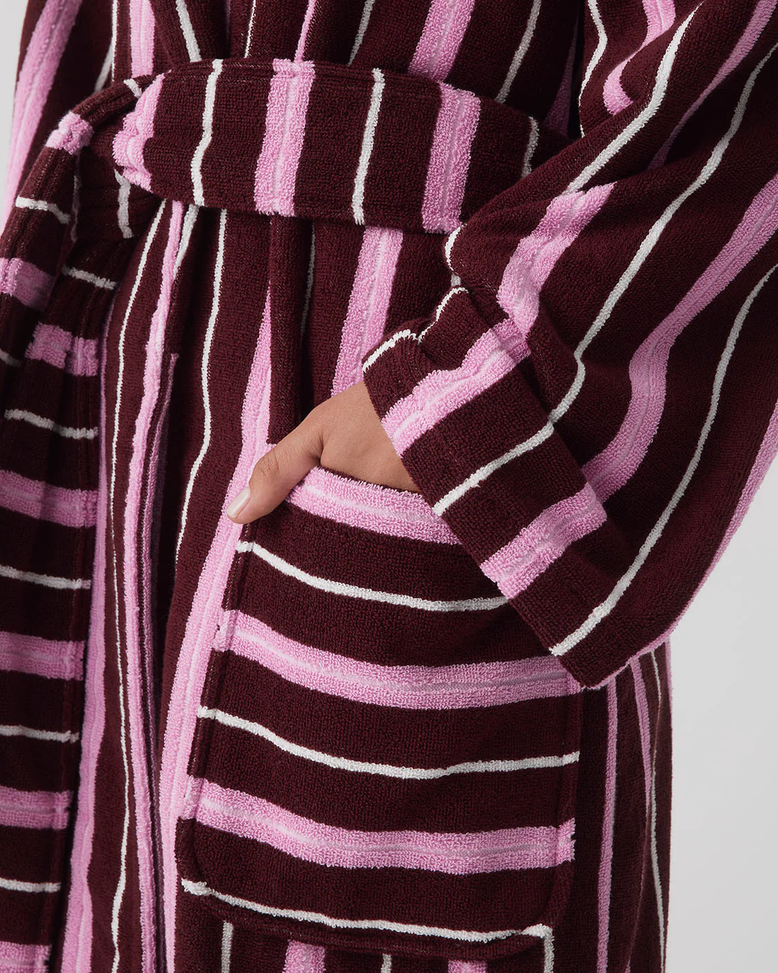 HOMMEY - ROBE | TERRY [SIZE:S/M CLR:RUBY]