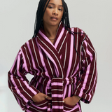 HOMMEY - ROBE | TERRY [SIZE:L/XL CLR:RUBY]