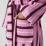 HOMMEY - ROBE | TERRY [SIZE:L/XL CLR:FUCHSIA]