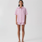 HOMMEY - SHORT SLEEVE SLEEP SHIRT | POPPY [SIZE:M]