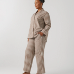 HOMMEY - LONG SLEEVE SHIRT [SIZE:LARGE CLR:HAZELNUT]