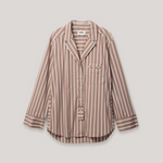 HOMMEY - LONG SLEEVE SHIRT [SIZE:LARGE CLR:HAZELNUT]