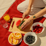 HOMMEY - PICNIC BLANKET [CLR:BERRY]