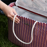 HOMMEY - INSULATED TOTE BAG [CLR:BERRY]