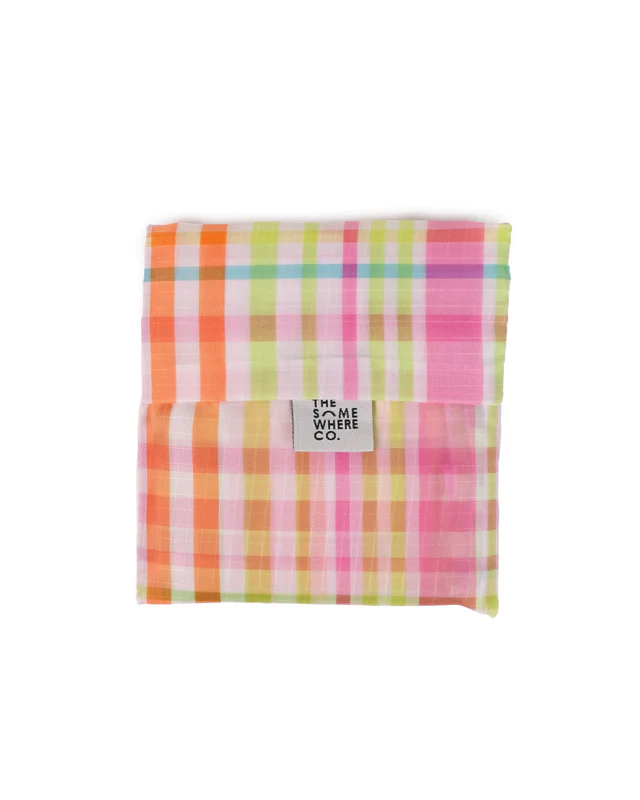 THE SOMEWHERE CO - REUSABLE SHOPPING BAG | LIME SODA 