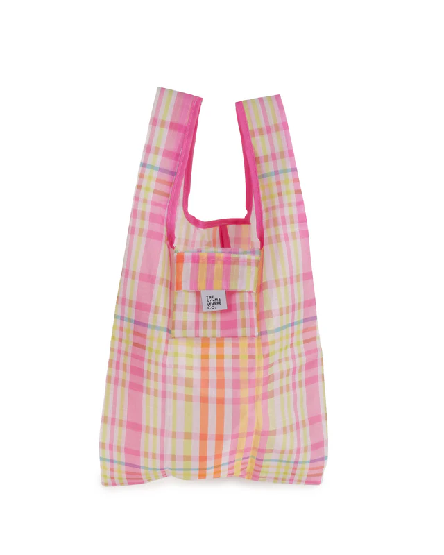 THE SOMEWHERE CO - REUSABLE SHOPPING BAG | LIME SODA | SMALL