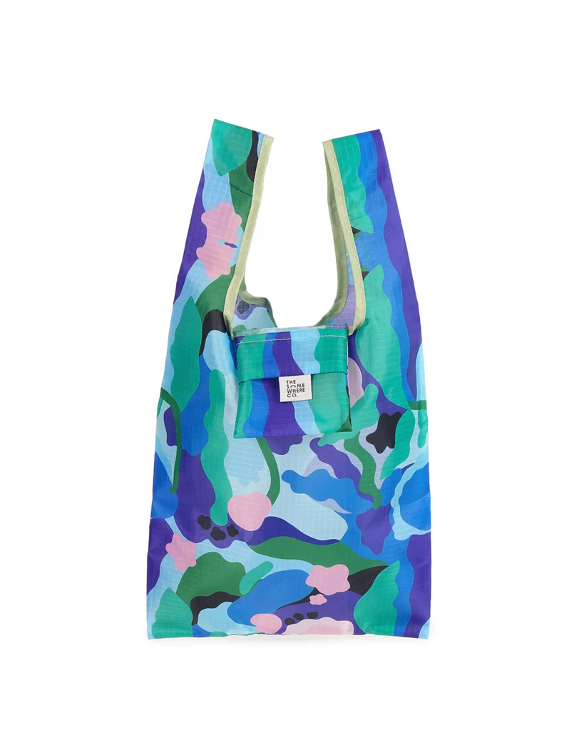 THE SOMEWHERE CO - SMALL REUSABLE SHOPPING BAG | HONEYDEW