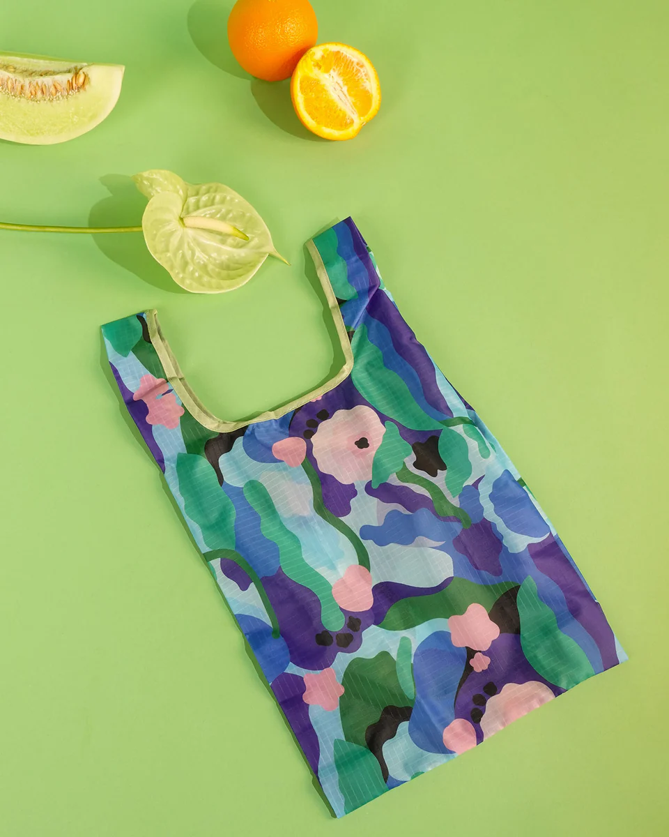 THE SOMEWHERE CO - SMALL REUSABLE SHOPPING BAG | HONEYDEW