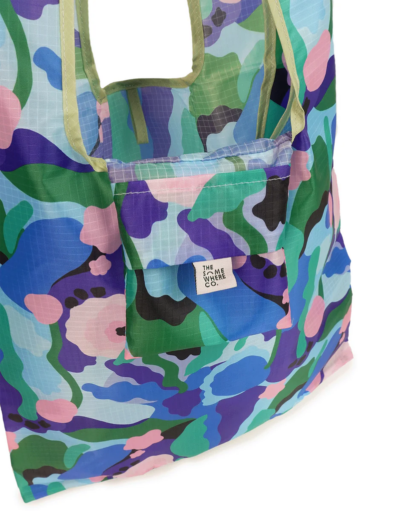 THE SOMEWHERE CO - REUSABLE SHOPPING BAG | HONEYDEW