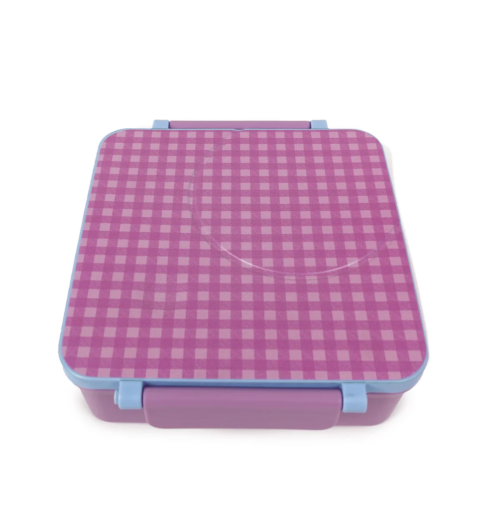 THE SOMEWHERE CO - MINI BENTO LUNCH | LILAC GINGHAM