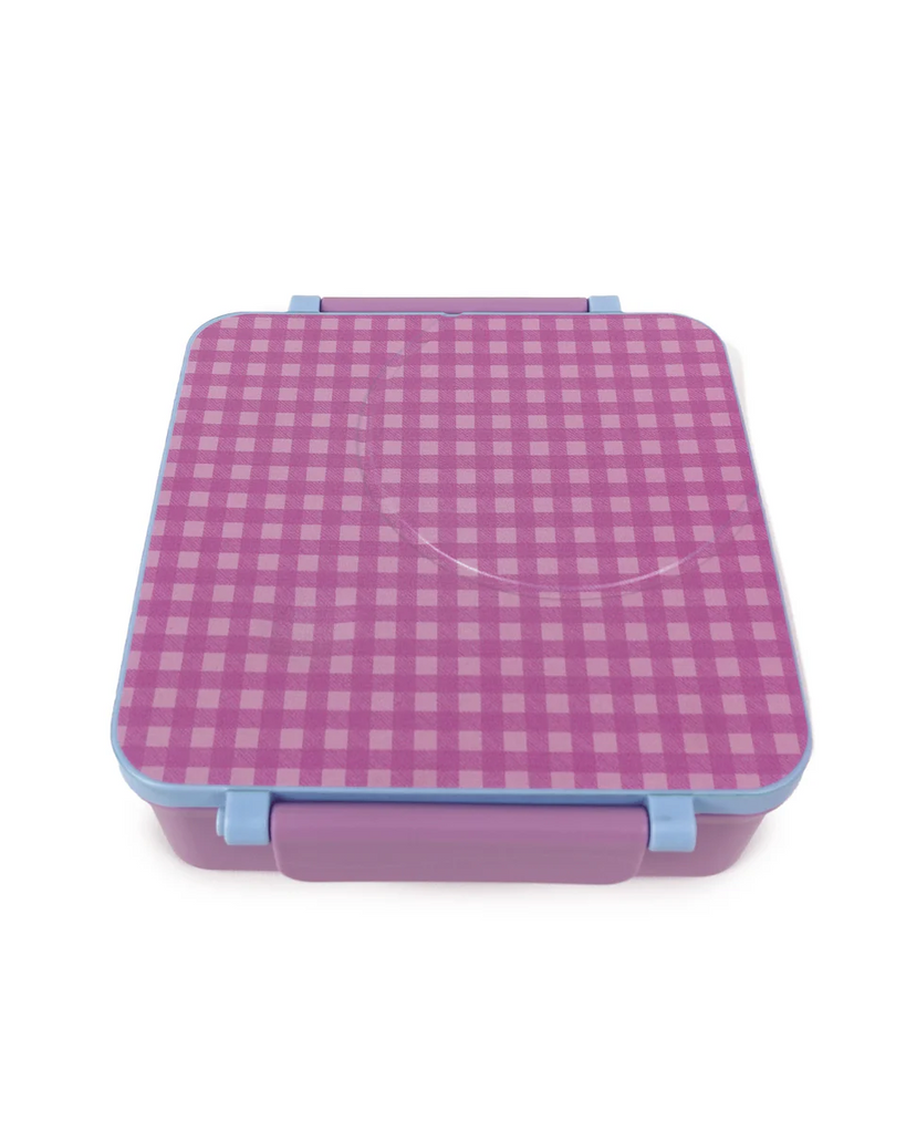 THE SOMEWHERE CO - MINI BENTO LUNCH | LILAC GINGHAM