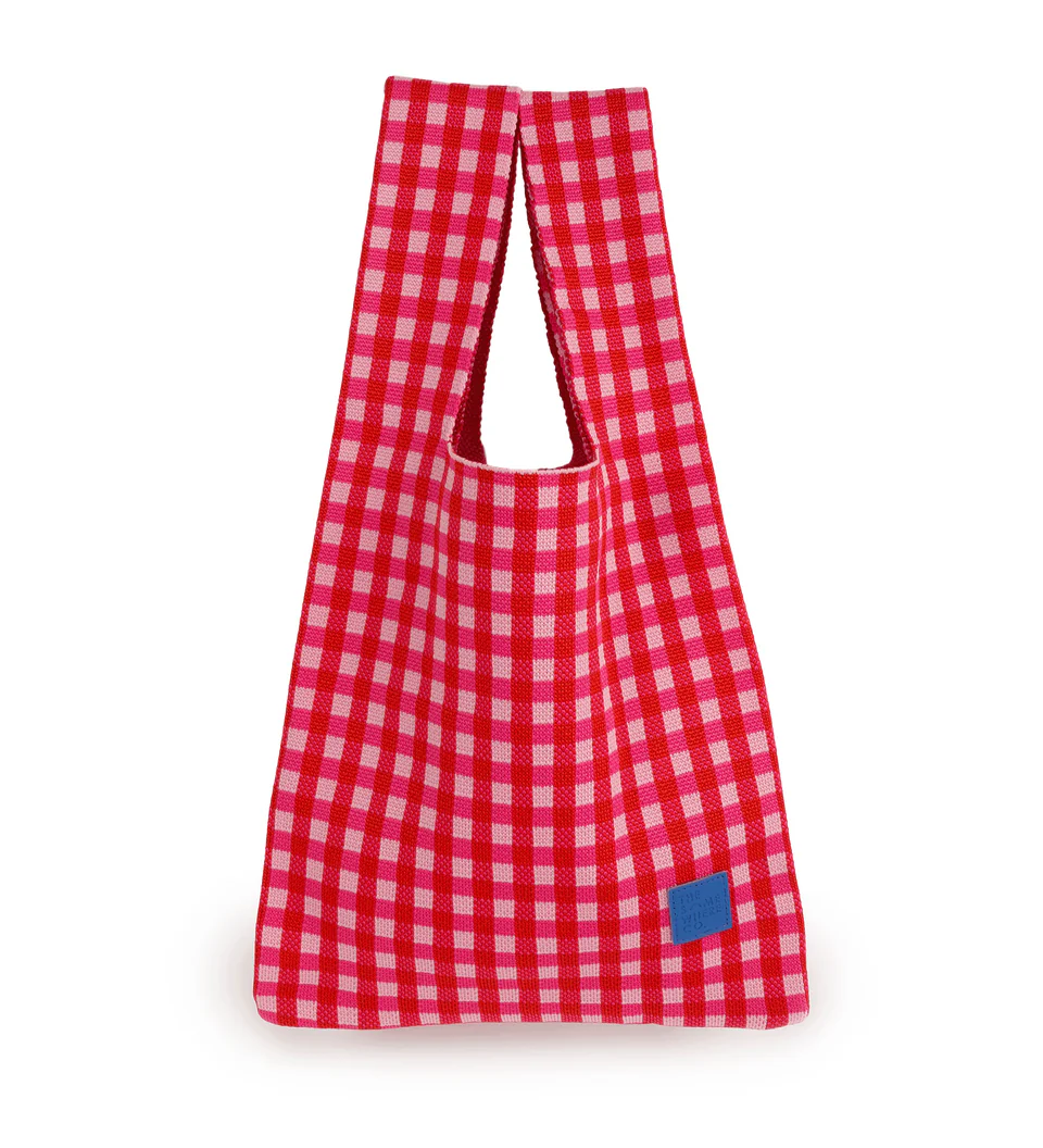 THE SOMEWHERE CO - KNITTED TOTE | CHERRY PIE