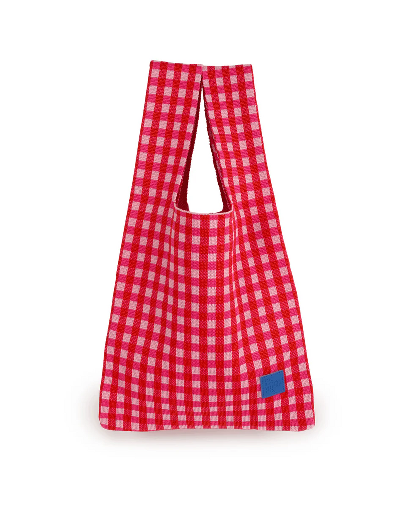 THE SOMEWHERE CO - KNITTED TOTE | CHERRY PIE