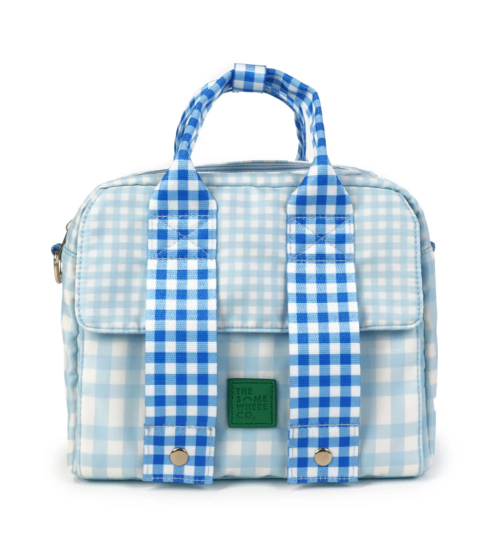 THE SOMEWHERE CO - LUNCH TOTE | BLUEBERRY