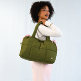 THE SOMEWHERE CO - MARSHMALLOW MIDI TOTE | KHAKI