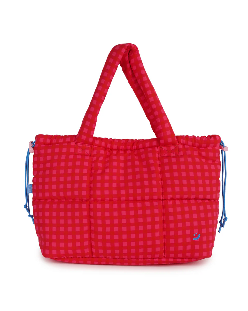 THE SOMEWHERE CO - MARSHMALLOW MIDI TOTE | CHERRY PIE